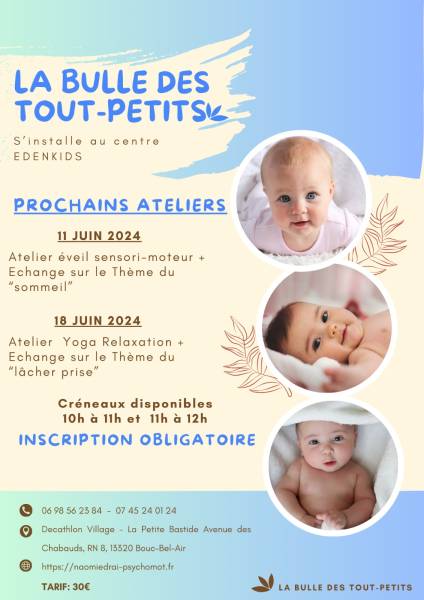 Ateliers psychomoteurs EdenKids Bouc-Bel-Air