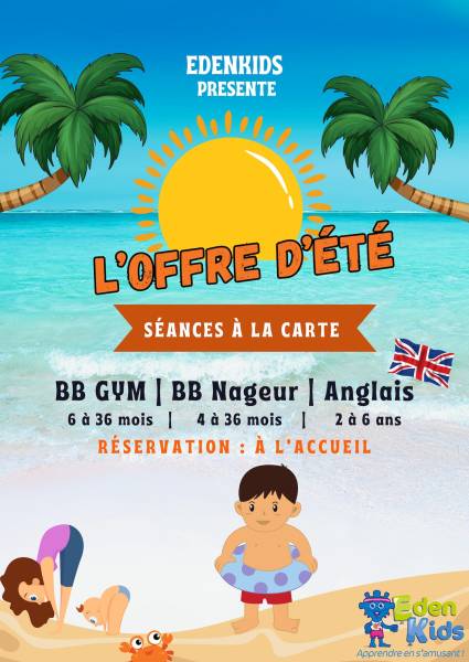 Offre découverte été EdenKids