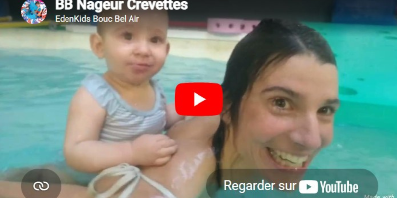 Séance bébé nageur EdenKids près de marseille
